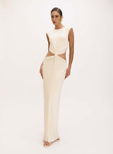 OS Valentina Beige Dress