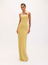 OS Meghann Yellow Dress
