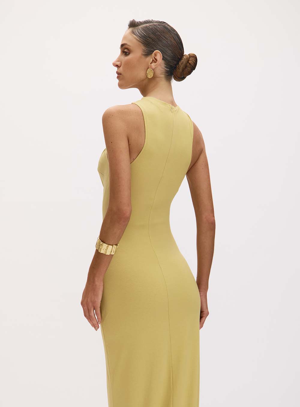OS Meghann Yellow Dress