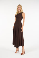 TD Brown Midi Dress