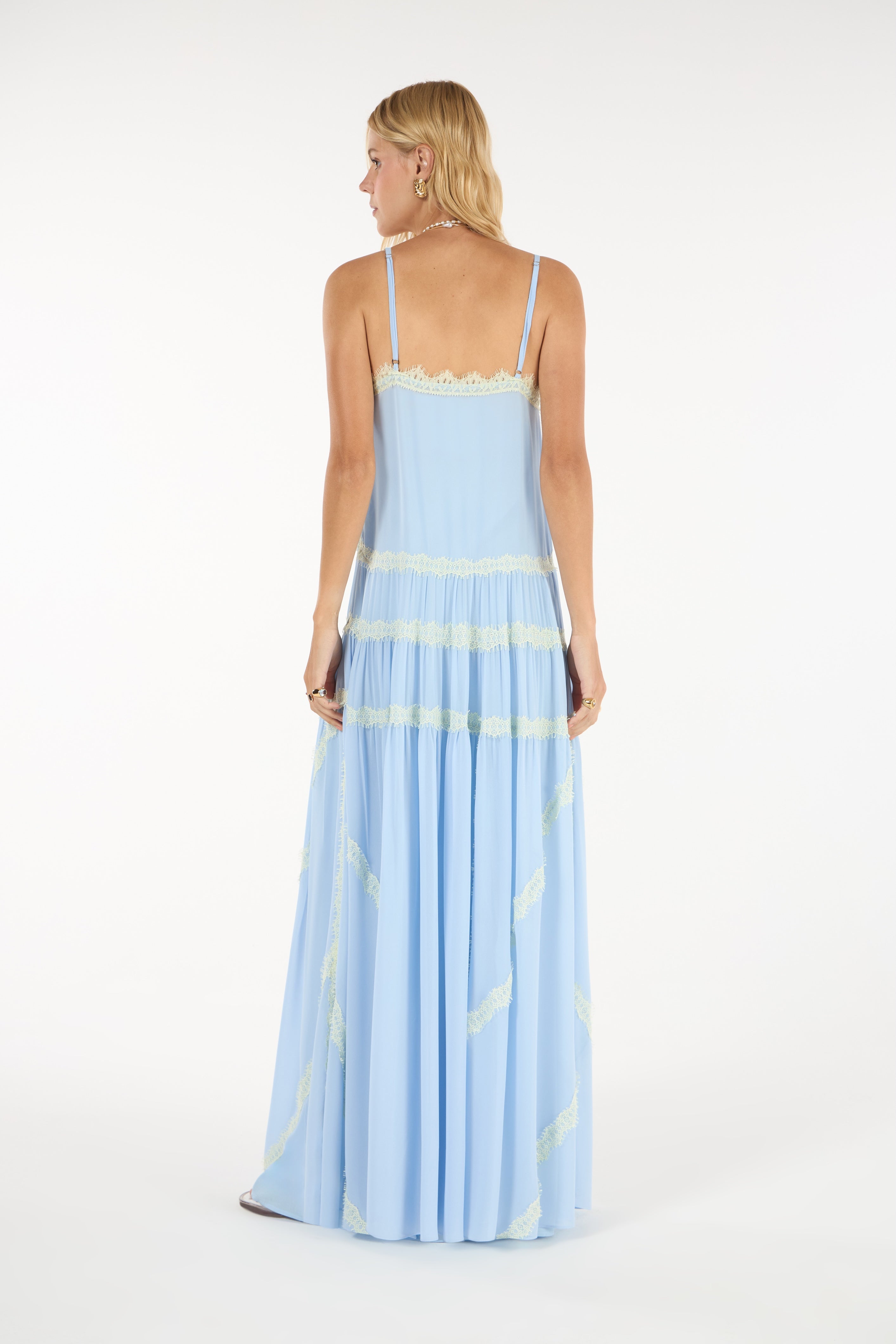 TD Light Blue Long Dress