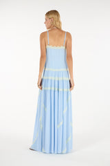 TD Light Blue Long Dress