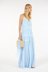 TD Light Blue Long Dress