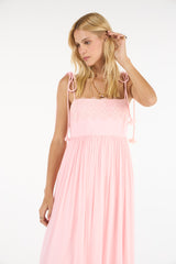 TD Pink Long Dress