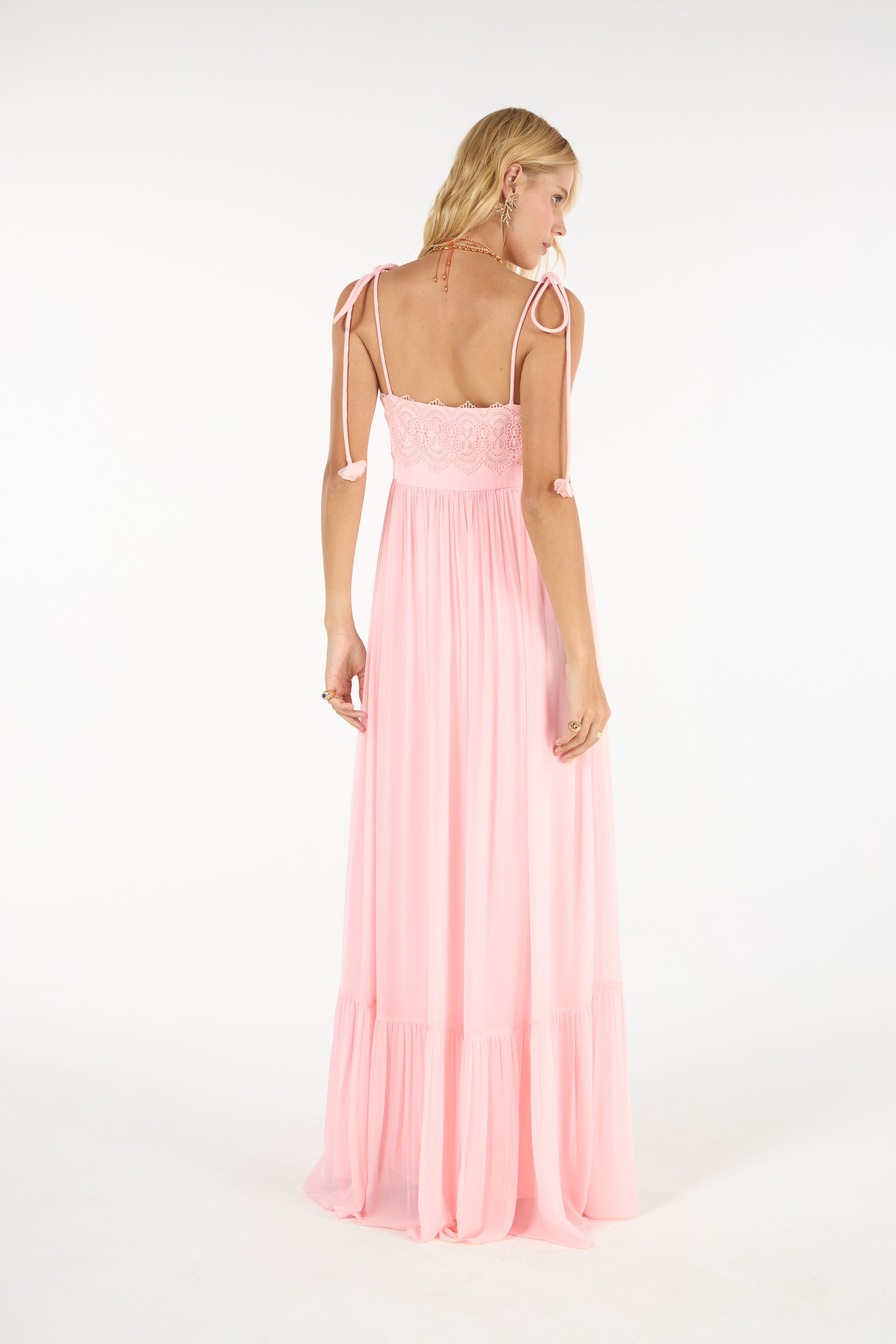 TD Pink Long Dress