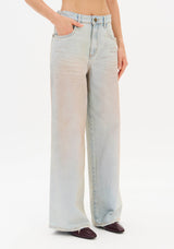 LP Light Washed Stained Jeans