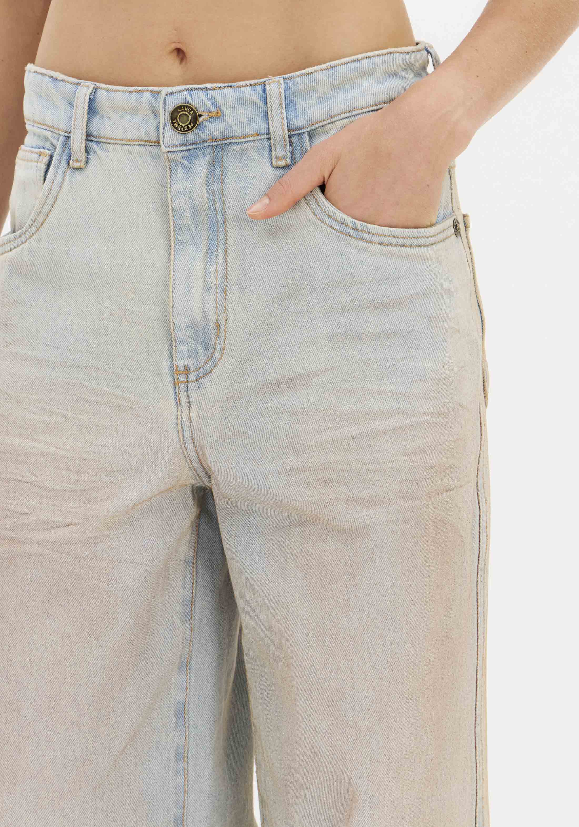 LP Light Washed Stained Jeans