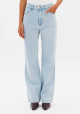 LP Light Wash Straight High Waisted Jeans