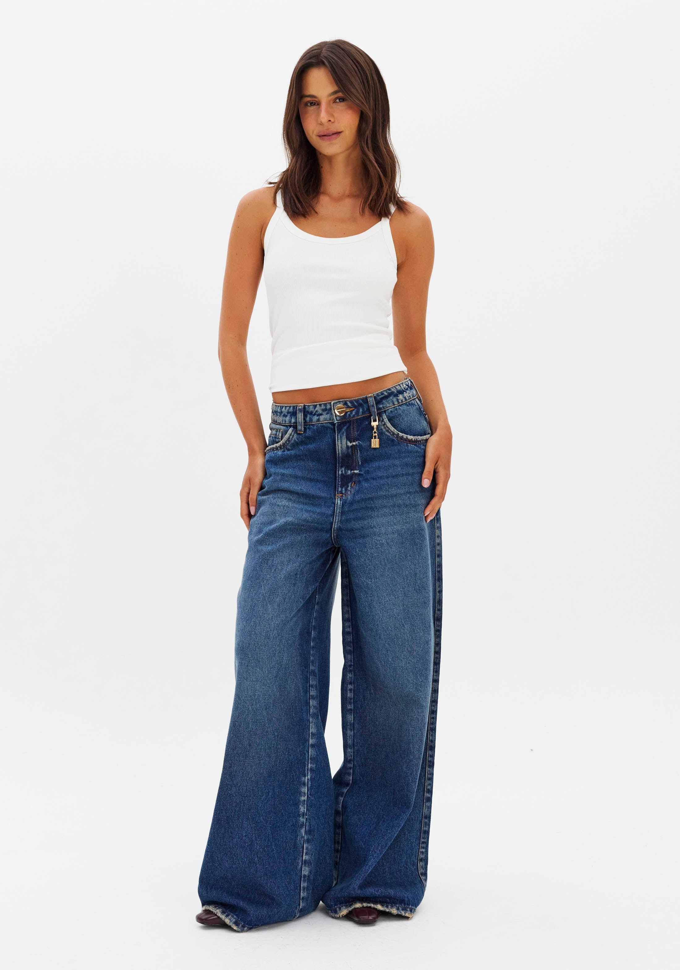 LP Jeans With Locket