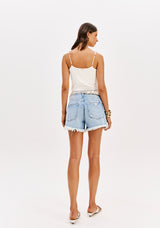 LP White Blouse With Pearls