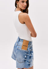 LP High-Waisted Denim Shorts