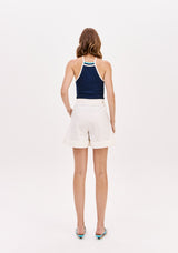 LP White High Waisted Shorts