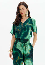 LP Green Blouse