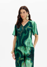 LP Green Blouse