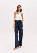 LP Ribbed One Shoulder Blouse