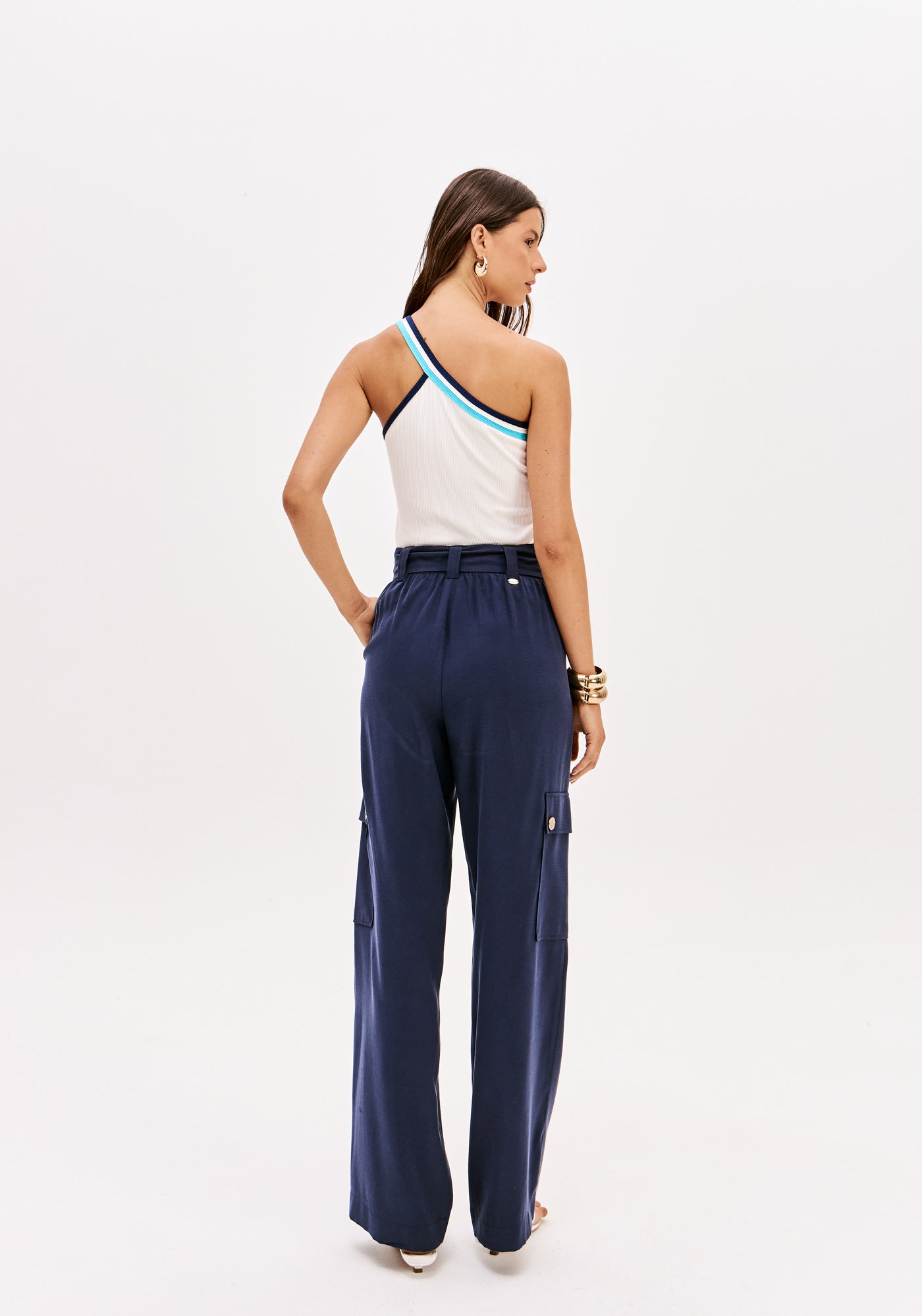 LP Ribbed One Shoulder Blouse