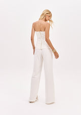 LP White Sleeveless  Blouse