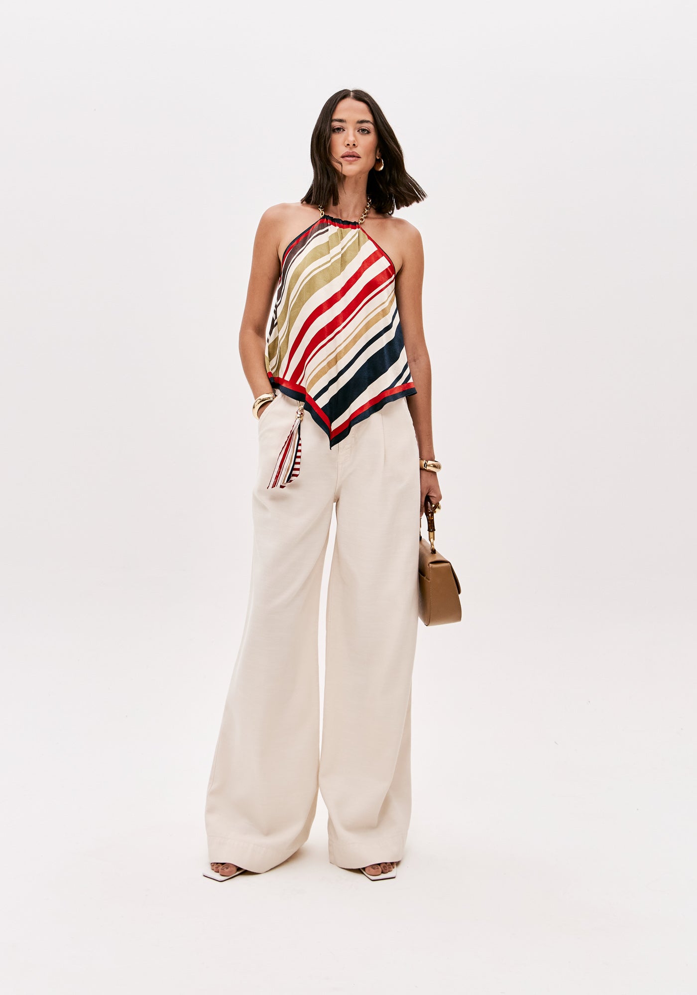 LP Backless Asymetric Blouse