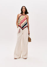 LP Backless Asymetric Blouse