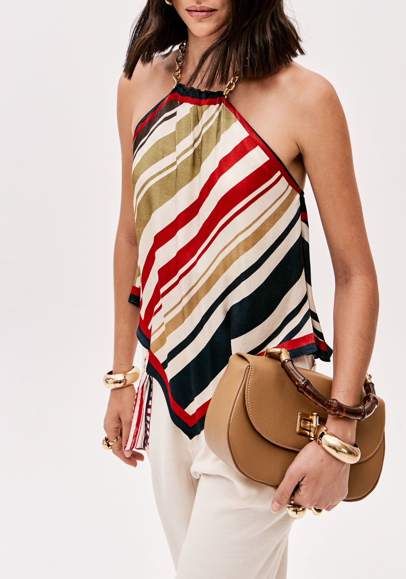 LP Backless Asymetric Blouse