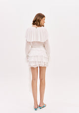 LP White Long Sleeve Blouse