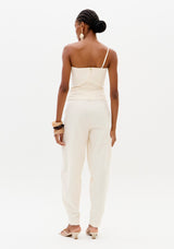 LP Off-White Corset-style Blouse
