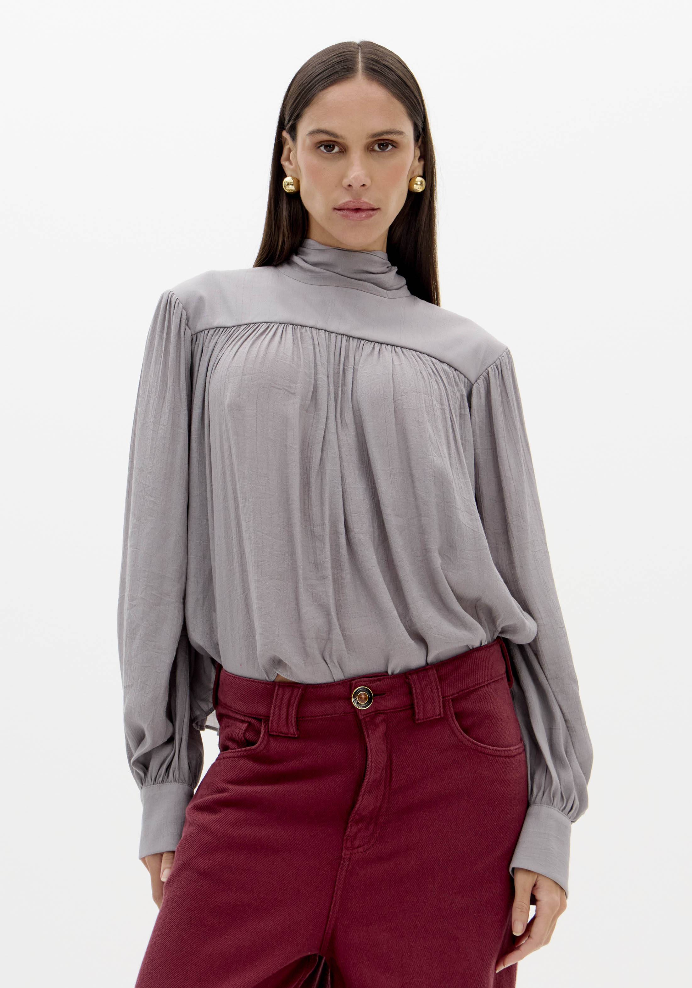 LP Grey Blouse