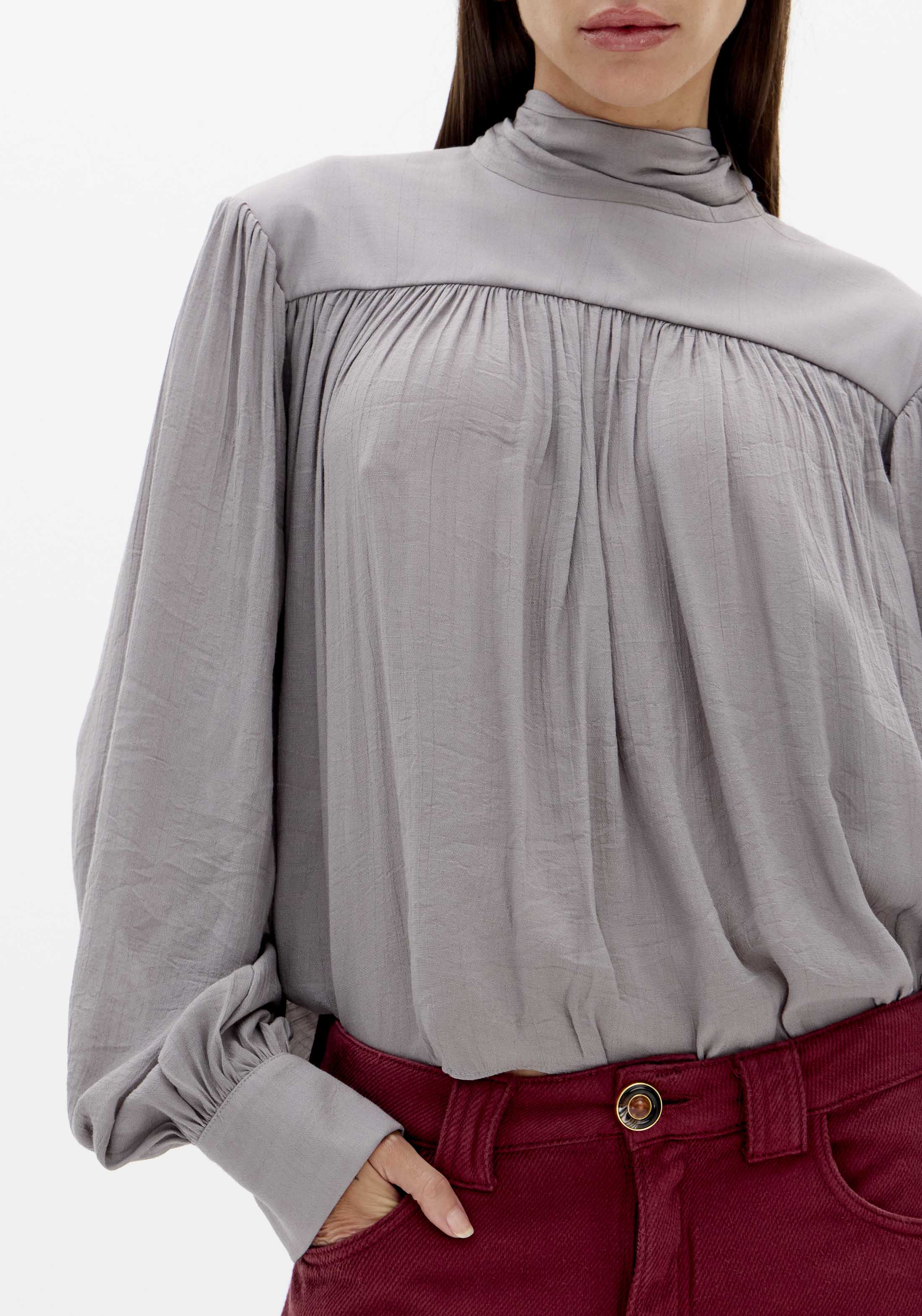 LP Grey Blouse