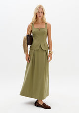 LP Green Skirt Set