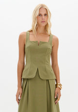 LP Green Skirt Set