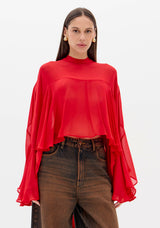 LP Red Blouse