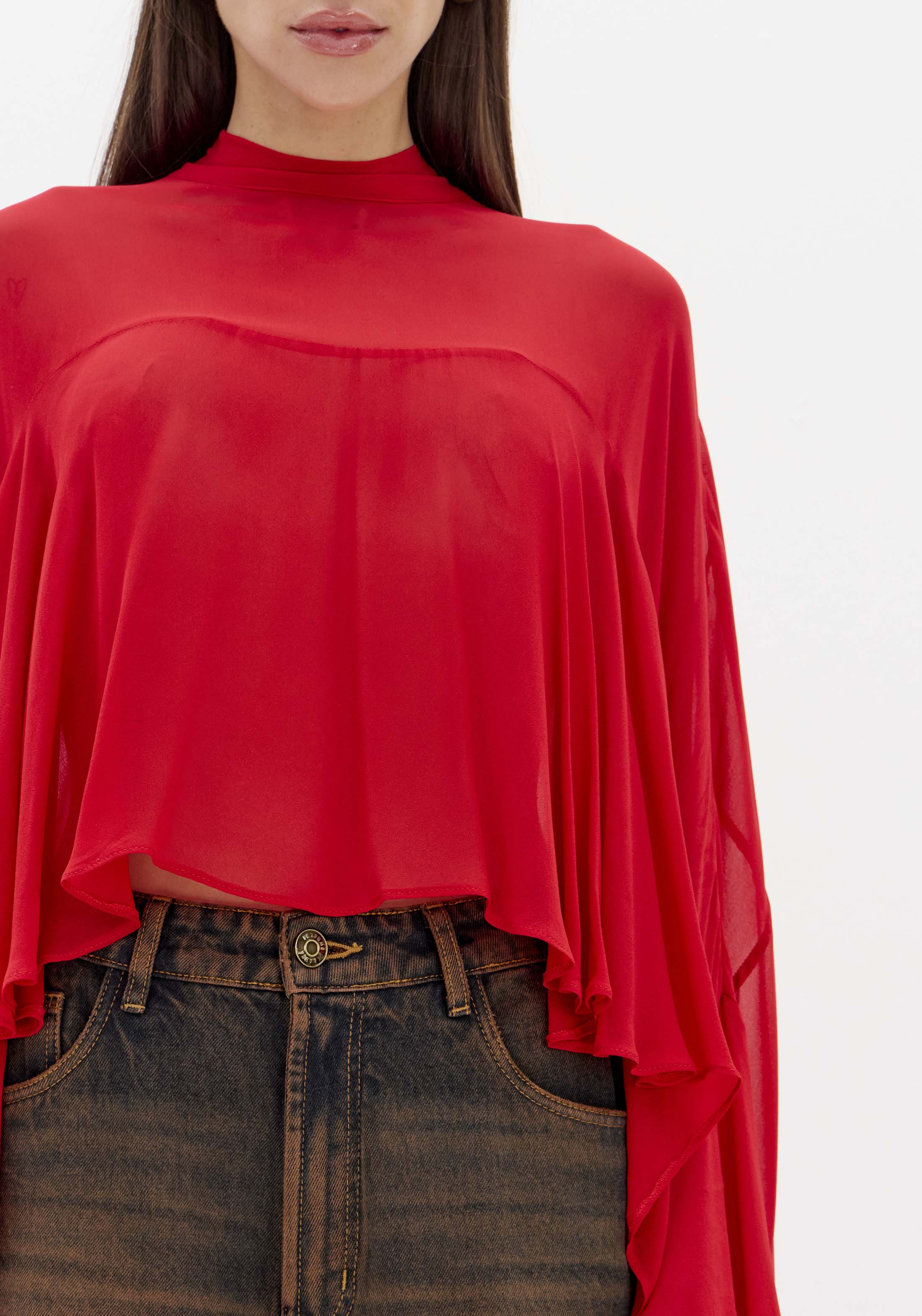 LP Red Blouse