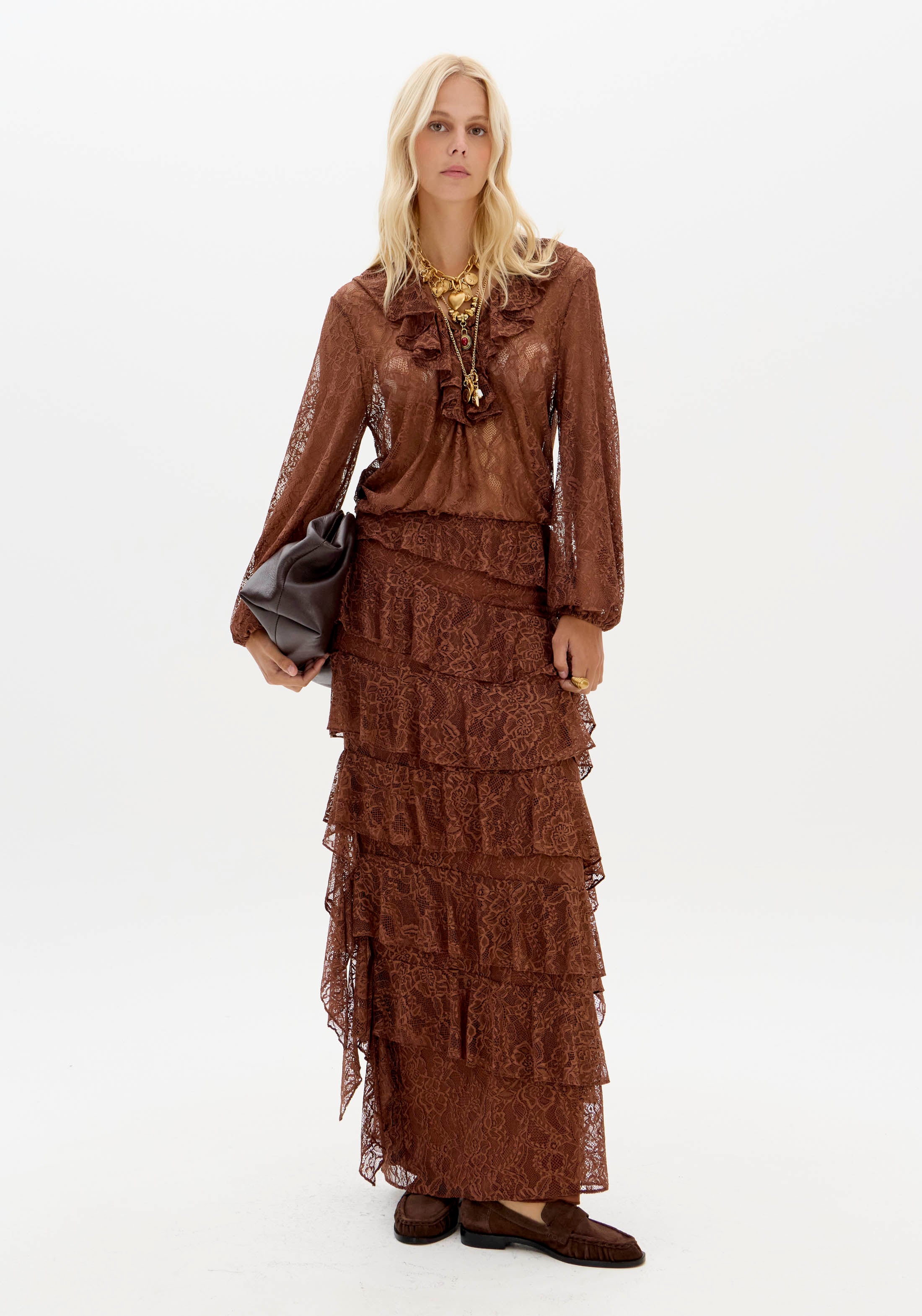 LP Brown Lace Set