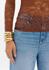 LP Black Lace Blouse