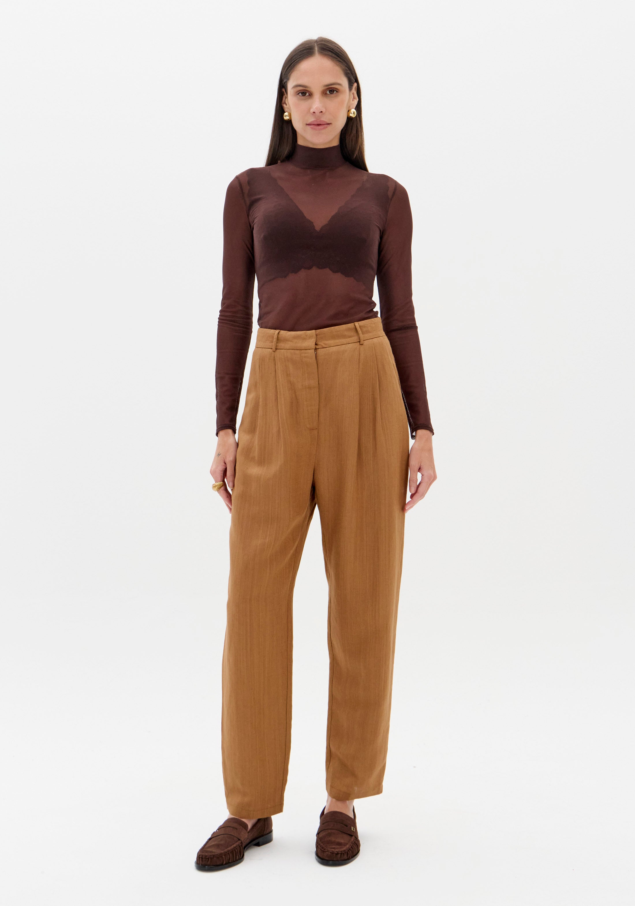 LP Black Tulle Blouse