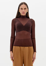 LP Black Tulle Blouse