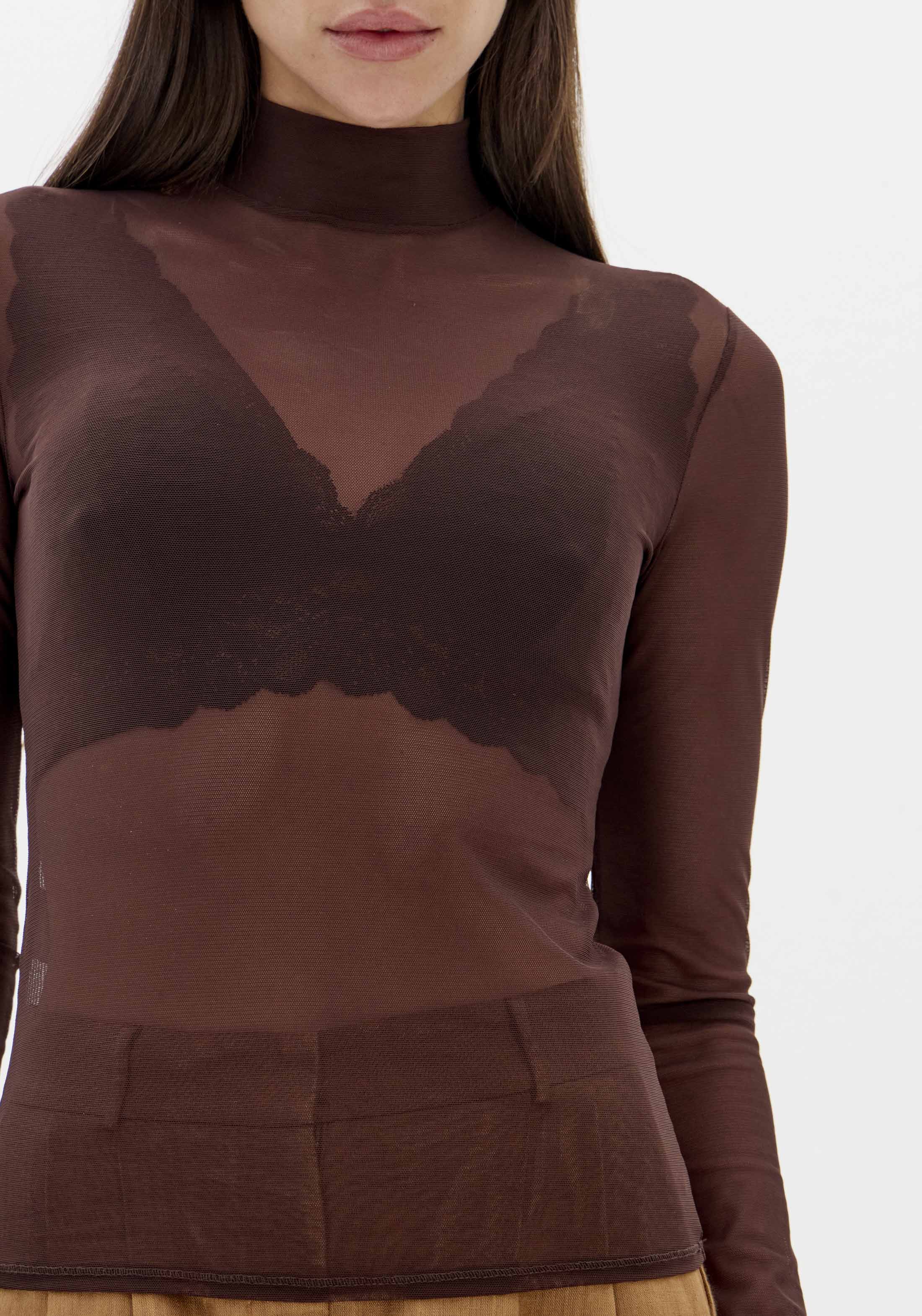 LP Black Tulle Blouse