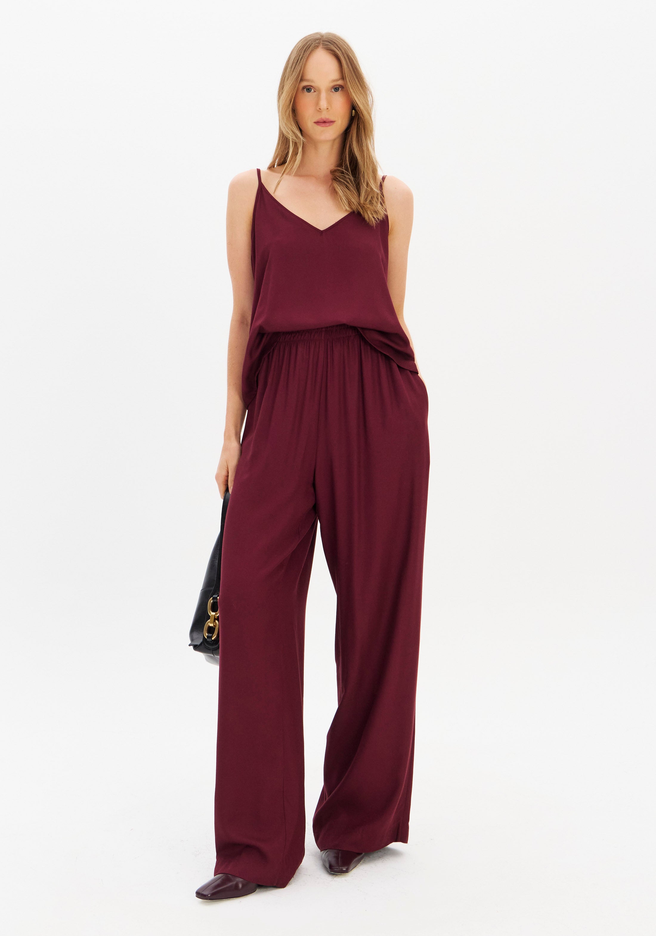 LP Burgundy Blouse