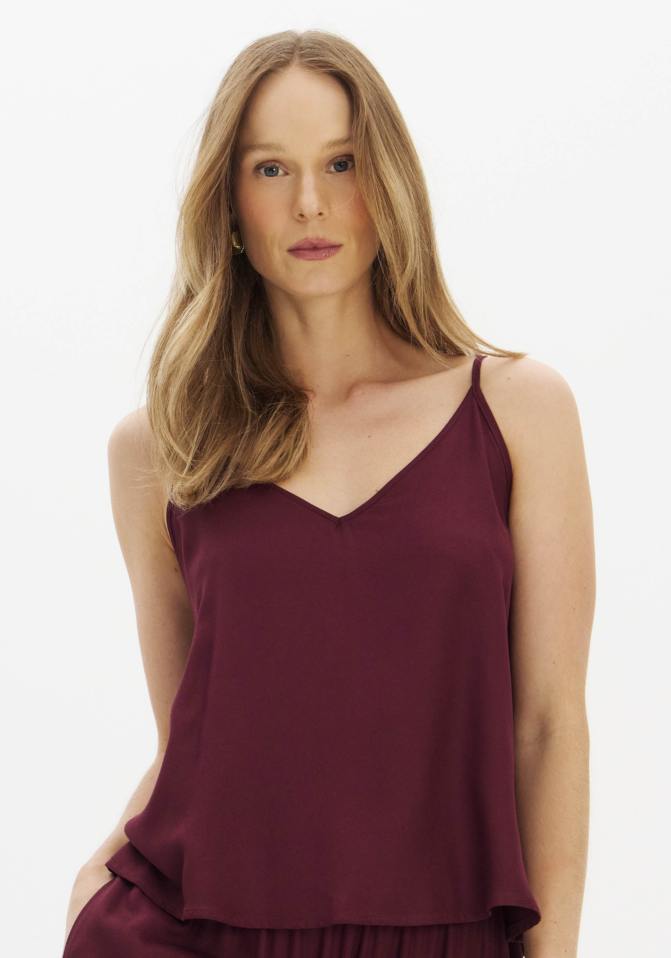 LP Burgundy Blouse