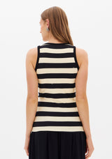 LP Berry Stripped Tank Top