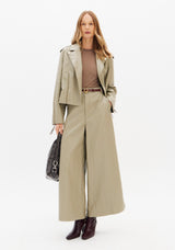 LP Brown Long sleeve Tulle Blouse
