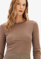 LP Black Long sleeve Tulle Blouse