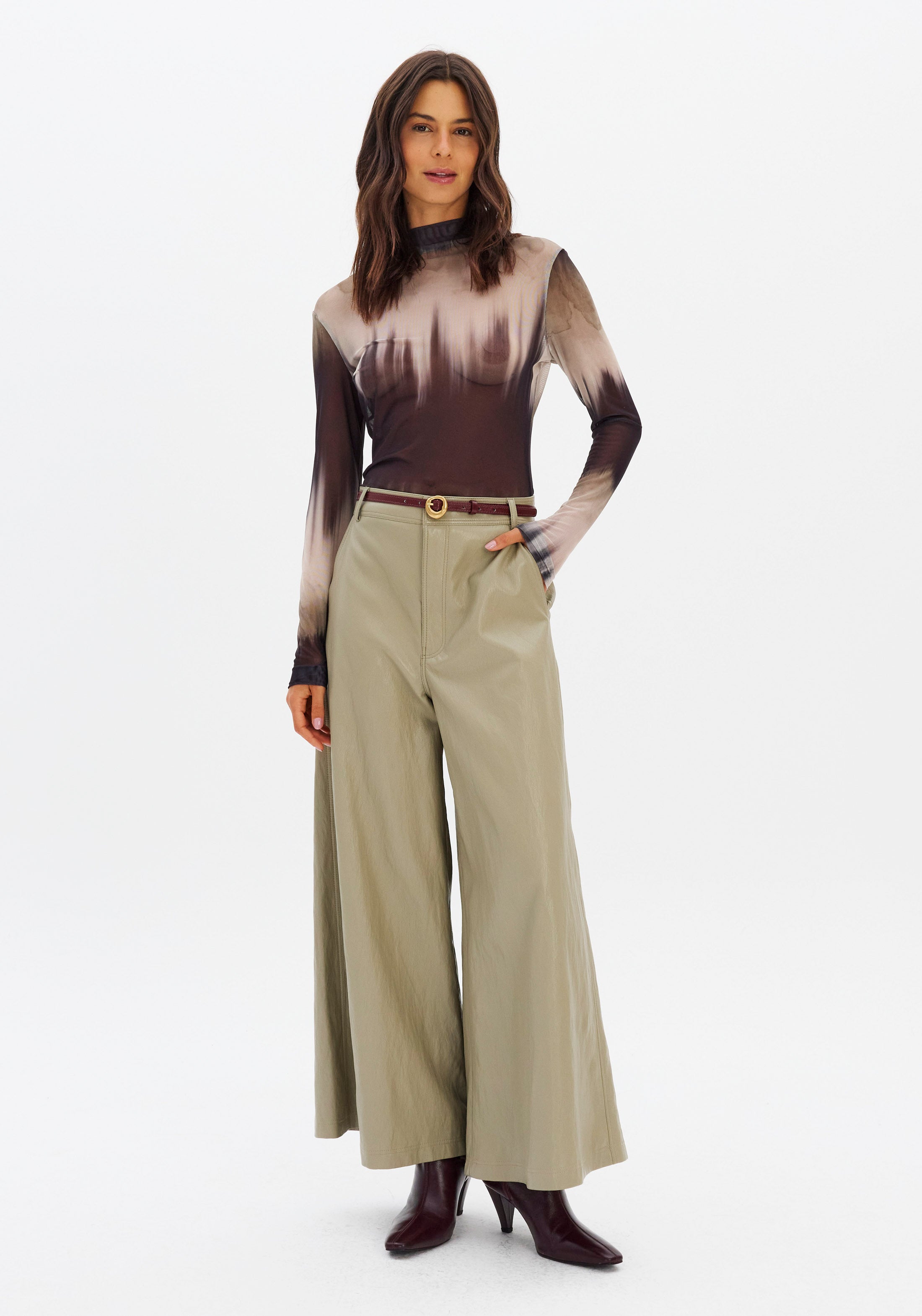LP Green Long Sleeve Blouse