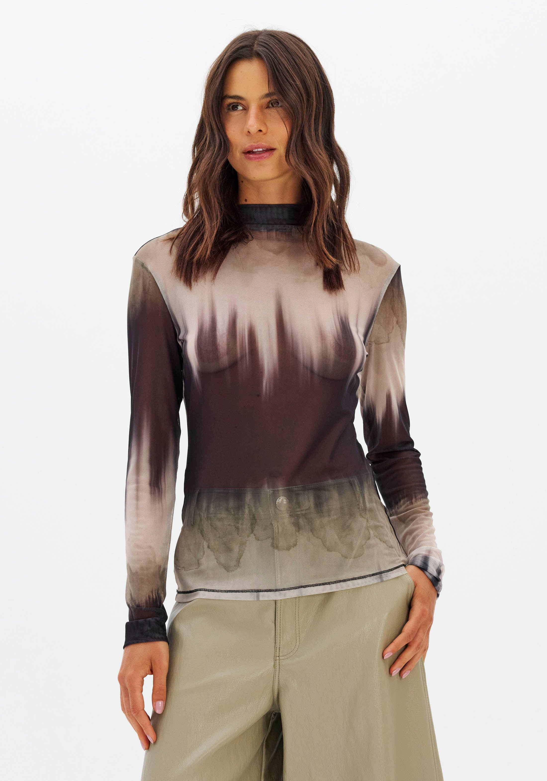 LP Green Long Sleeve Blouse