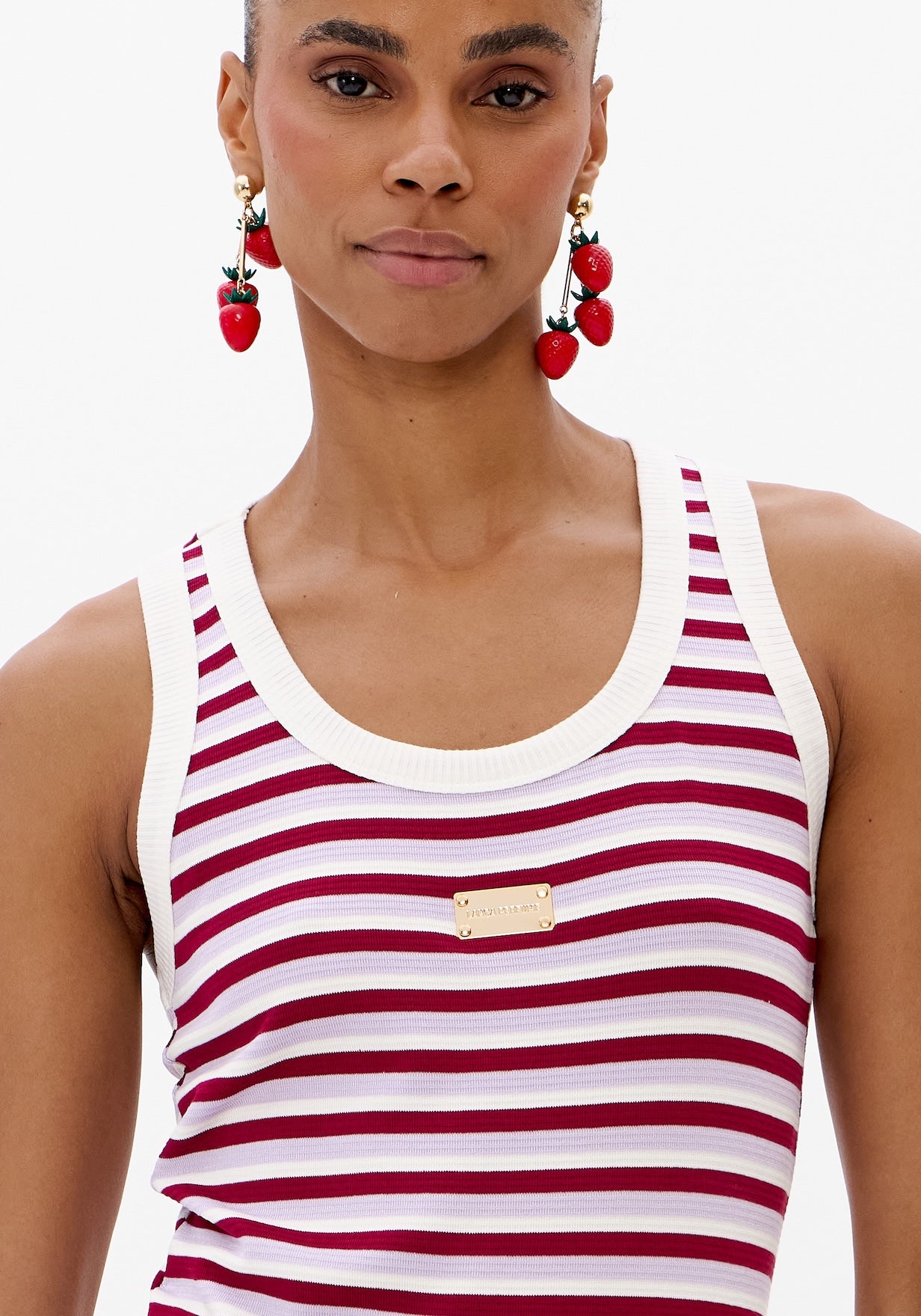 LP Pink Striped Tank Top