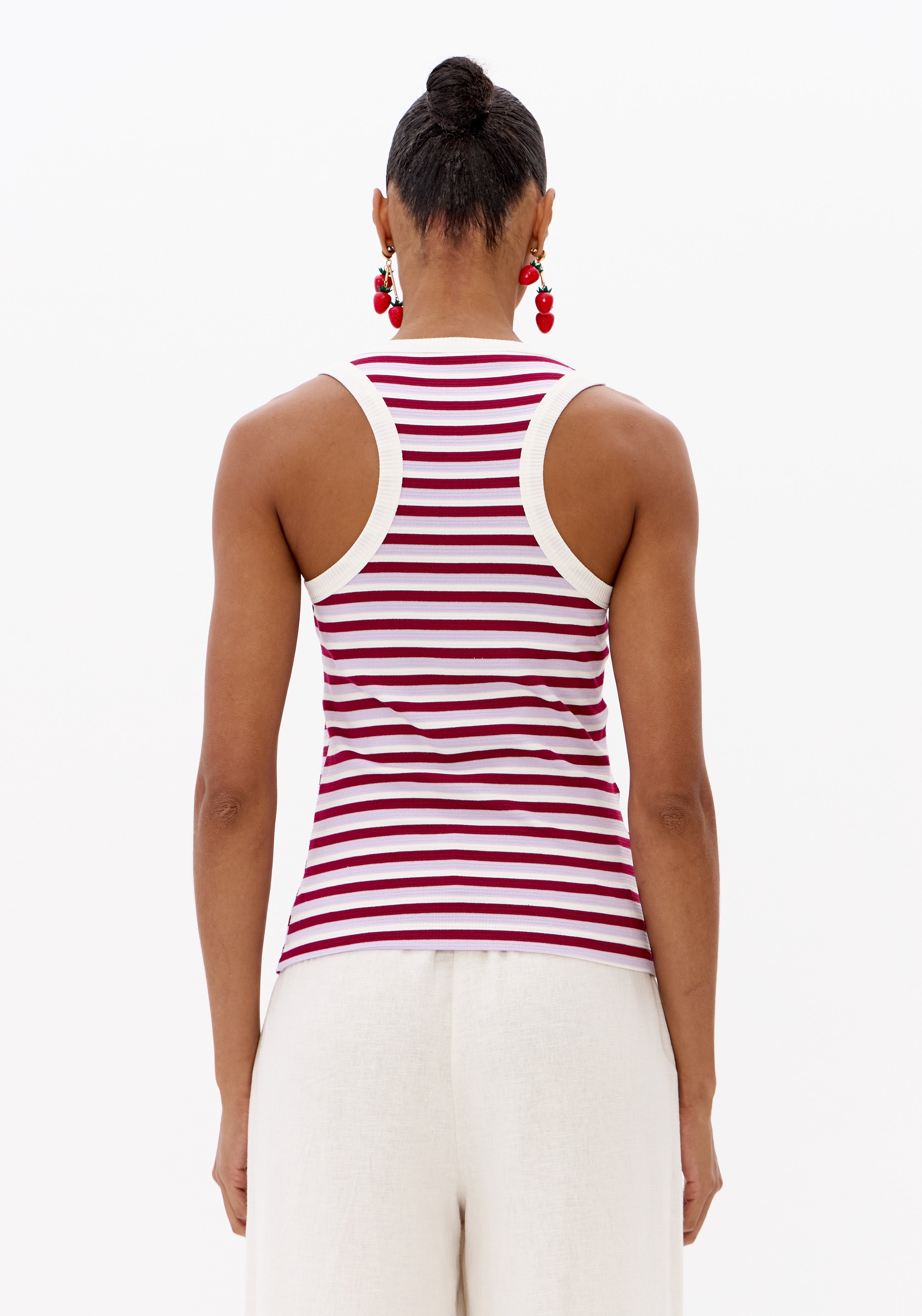 LP Pink Striped Tank Top
