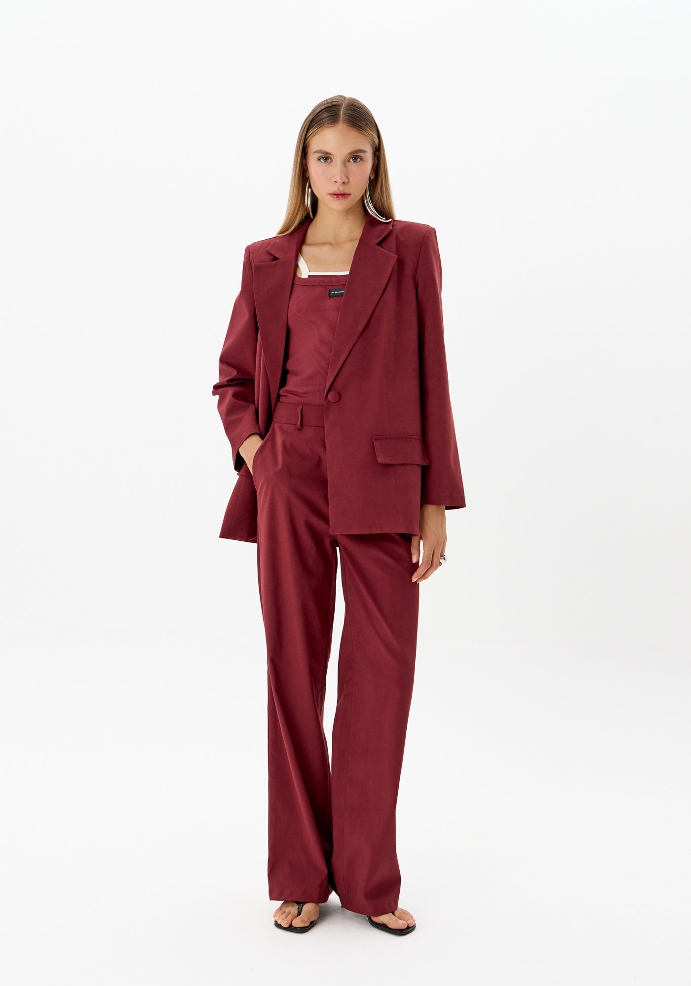 MY Burgundy Blazer
