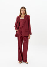 MY Burgundy Blazer