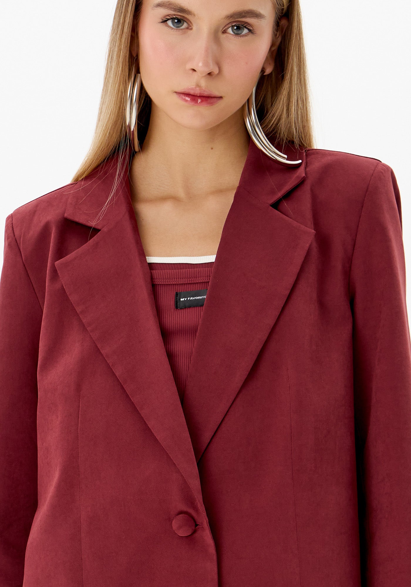 MY Burgundy Blazer
