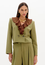 LP Green Blazer Set